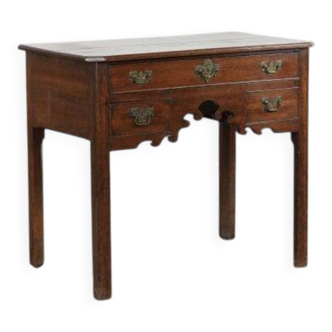 English Antique Lowboy/Side Table Made of Oak from the 18th Century