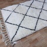 Tapis oued zem de couloir fait main taille 75 x 300 cm