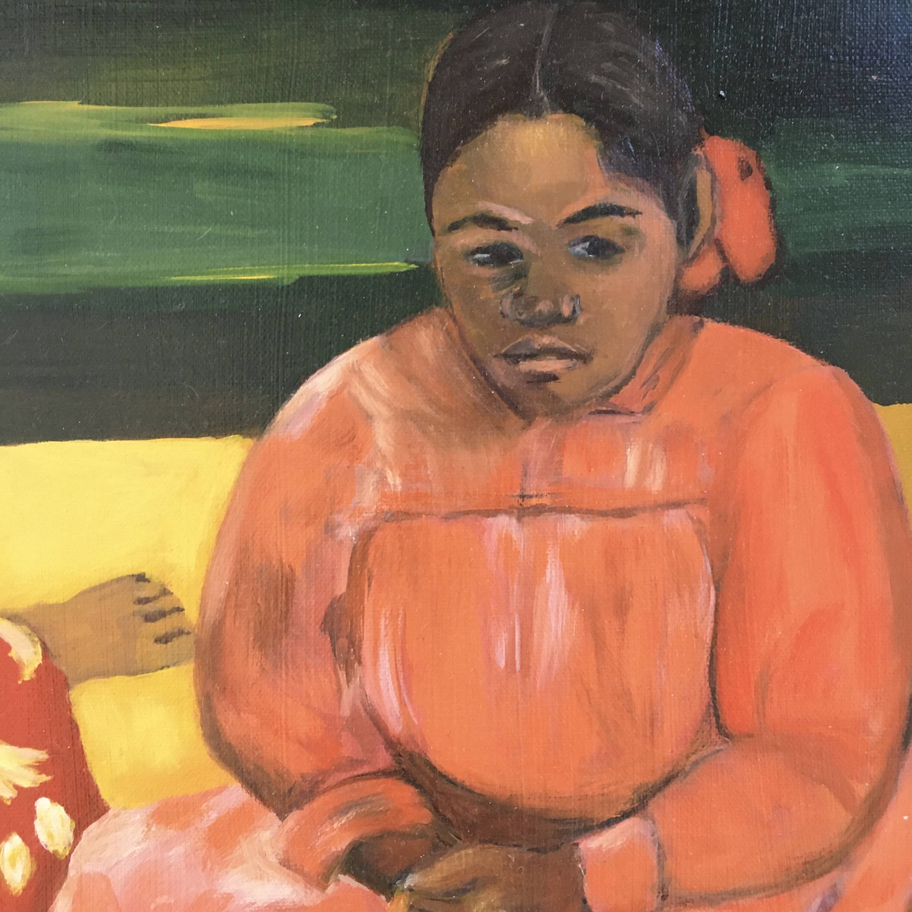 Hexoa painting after Gauguin