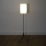 Tripod floor lamp in metal and brass 1970
