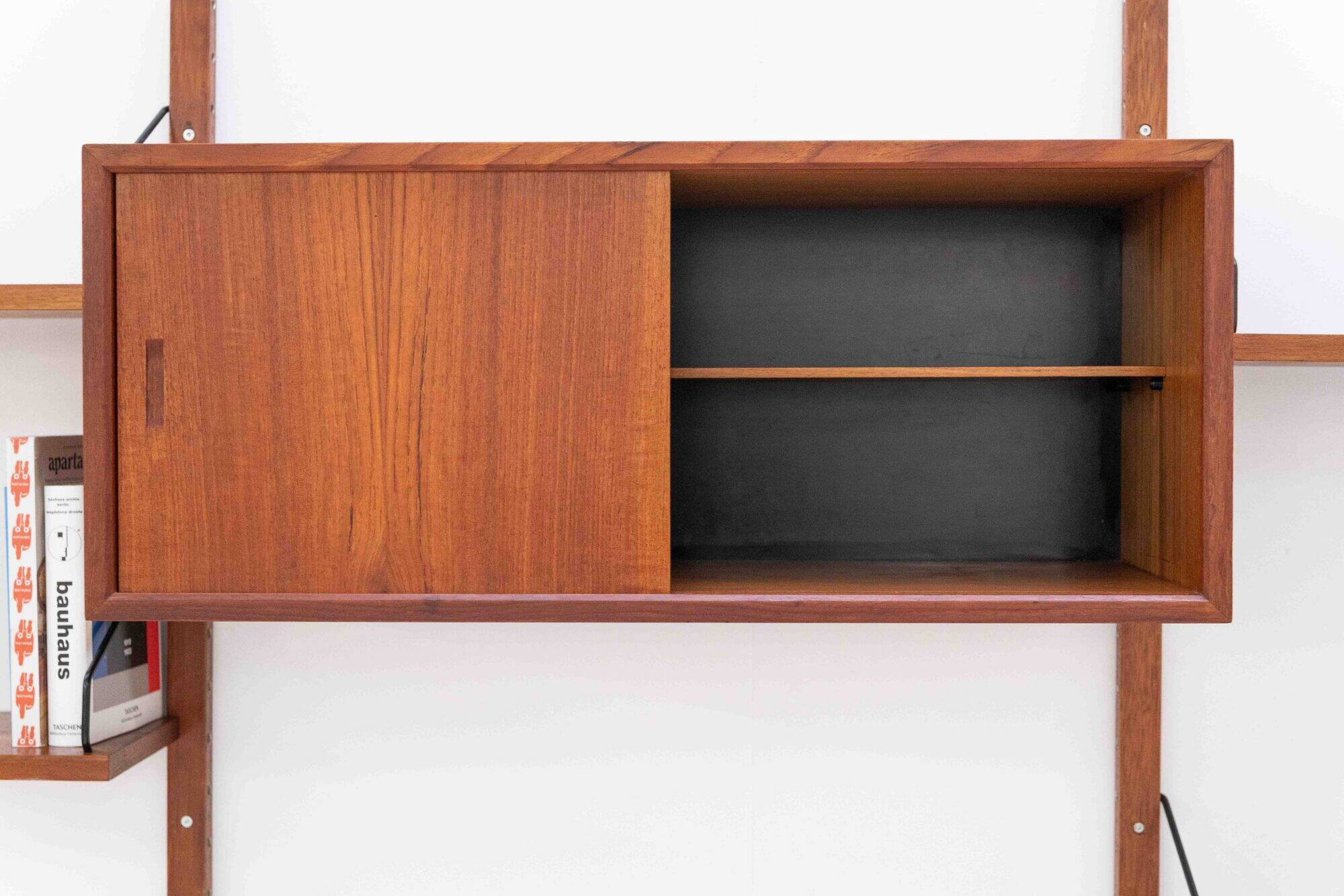 Wall unit with 3 bays 'Cado' by Poul Cadovius