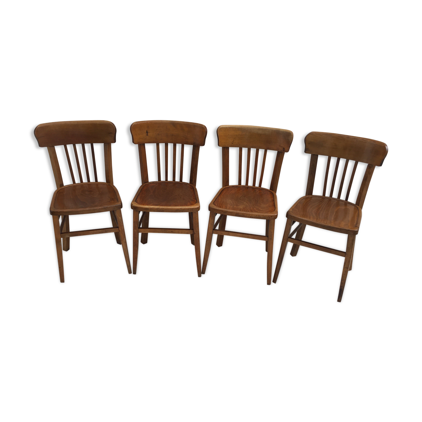Lot of 4 bistro chairs