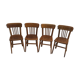 Lot of 4 bistro chairs