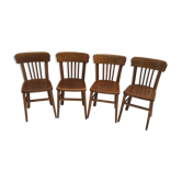 Lot of 4 bistro chairs