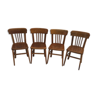 Lot of 4 bistro chairs