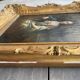 Tableau ancien, portrait d’une femme galante signé, début XVIII siècle