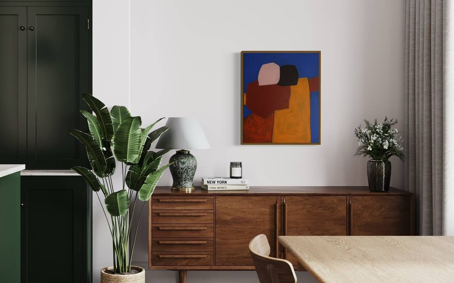 Figurative painting "come closer" by Bodasca