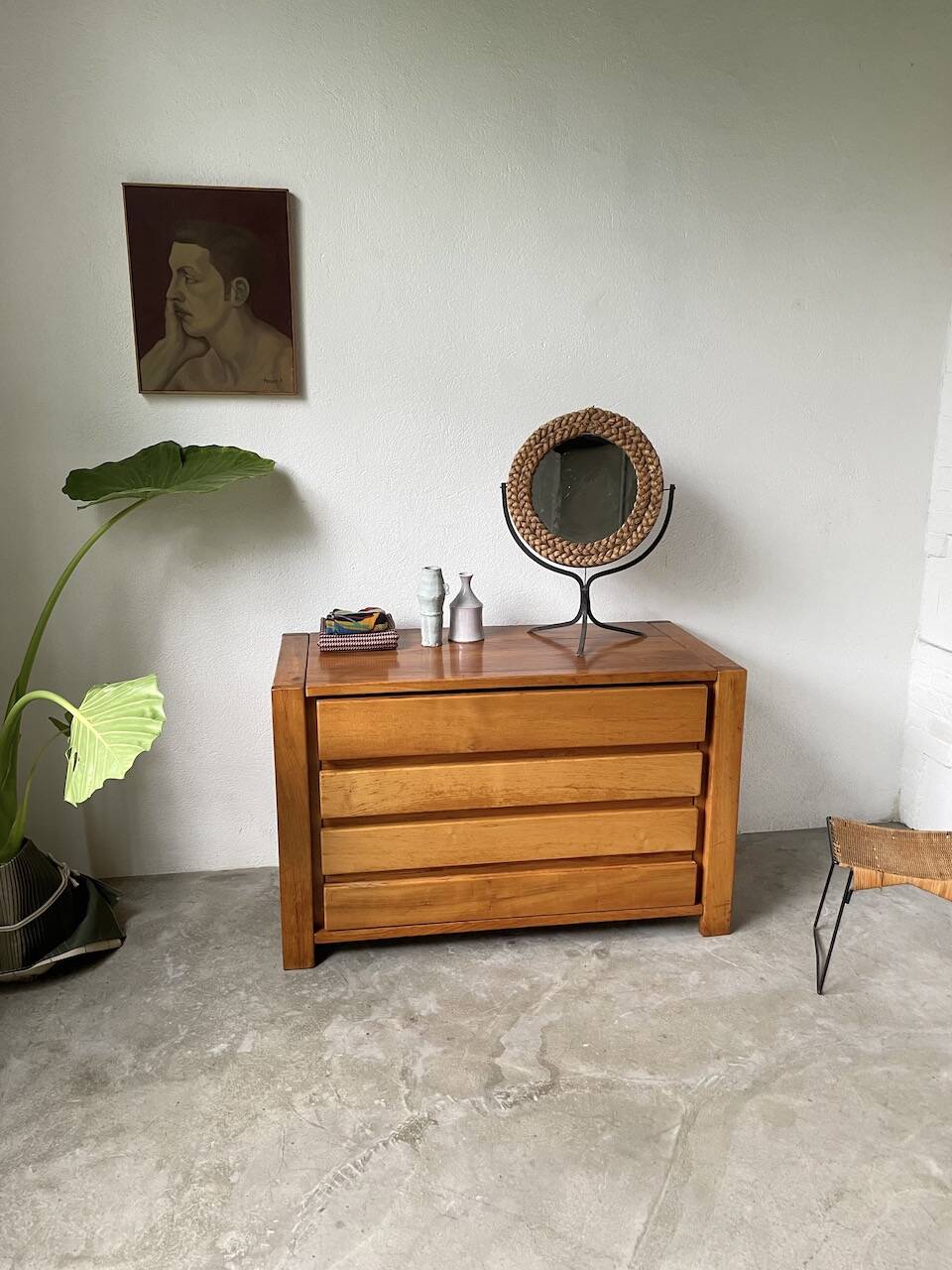 Elm chest of drawers Maison Regain