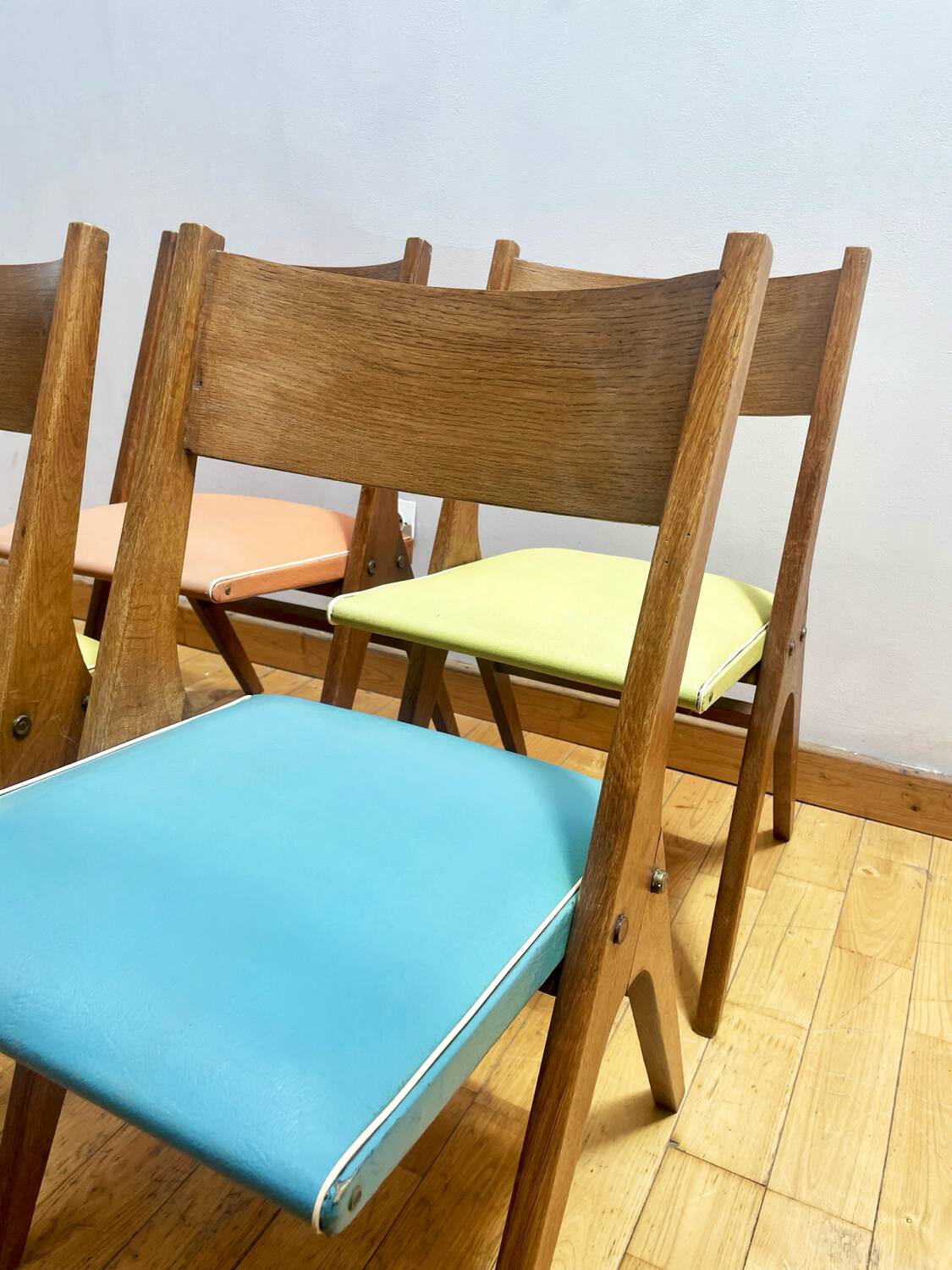 Set of 4 chairs by René-Jean Caillette