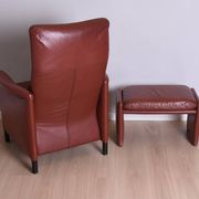 Armchair with Footstool, Erpo International, 1980s