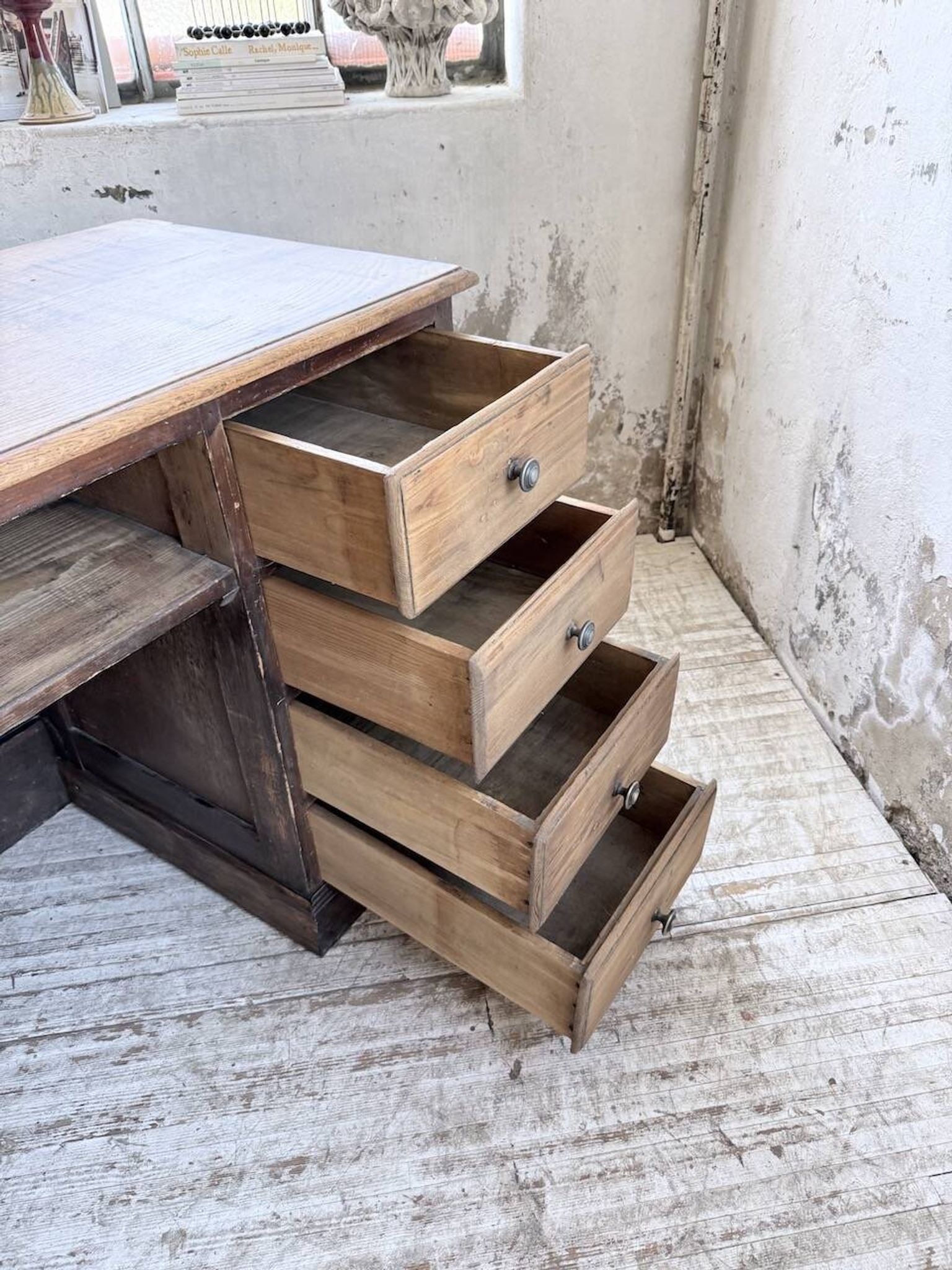 Oak workbench 250 cm XL 1950