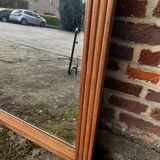 Solid wood mirror