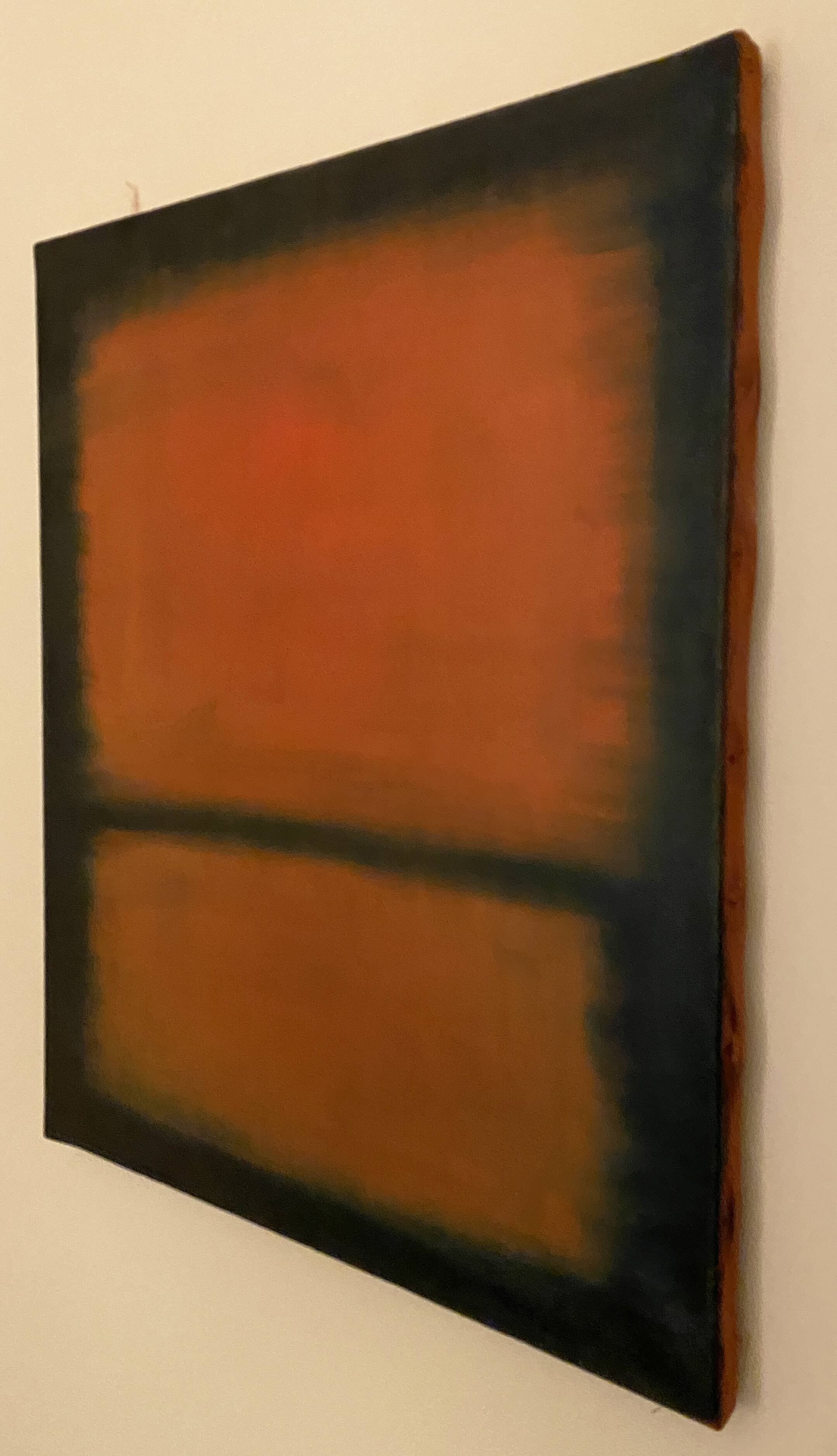 American abstract expressionism inspired oil painting