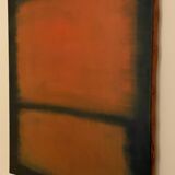 American abstract expressionism inspired oil painting