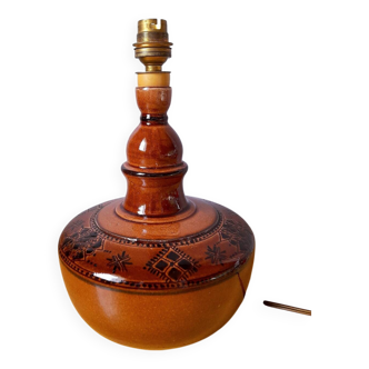 Pied de lampe en céramique 1960