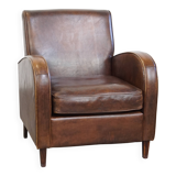 Fauteuil en cuir de mouton