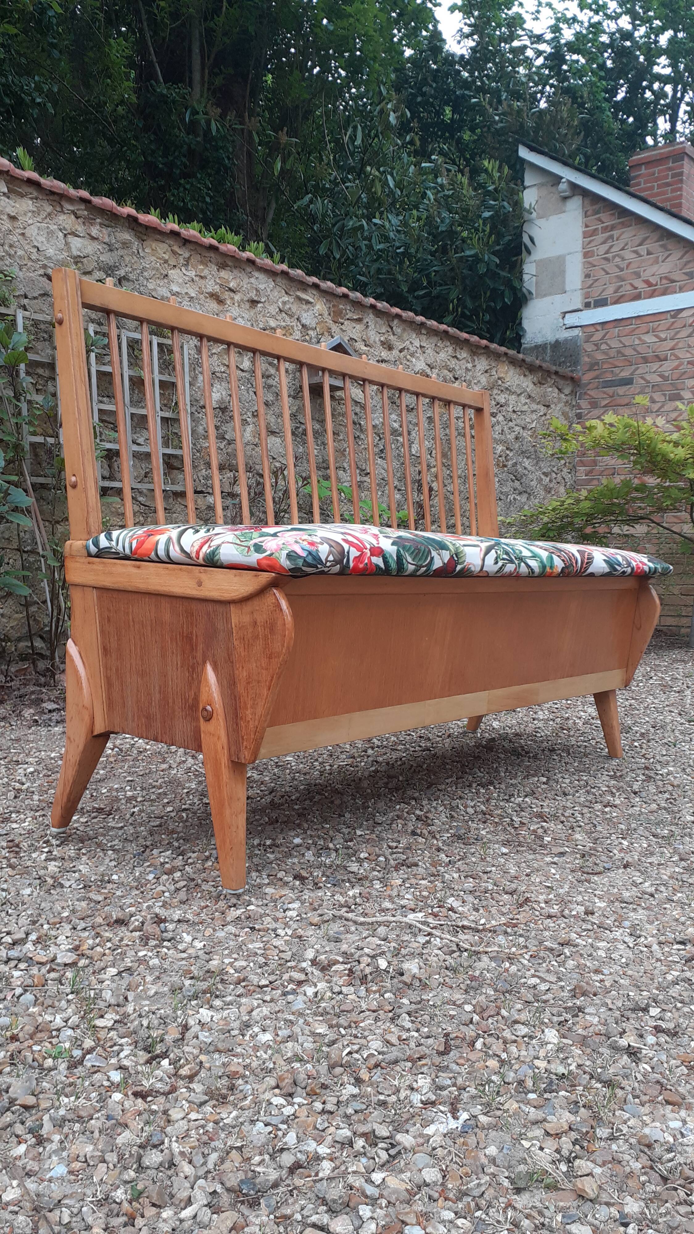 Vintage 50s chest bench
