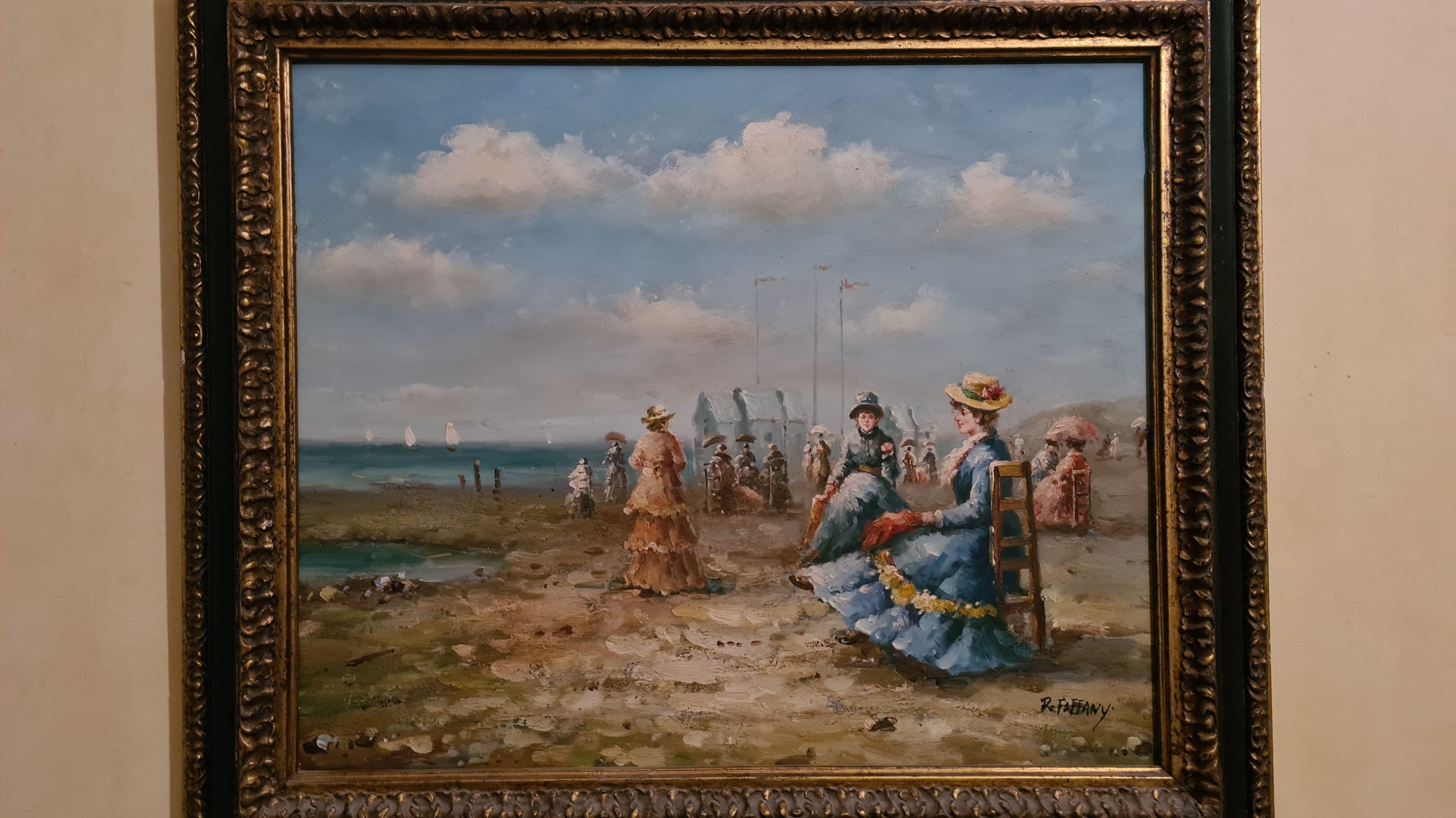 Romantic vintage painting