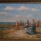 Romantic vintage painting