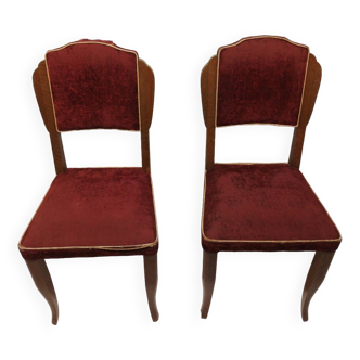 Paire de chaises Vintage