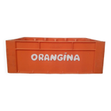 Vintage Orangina advertising bottle crate
