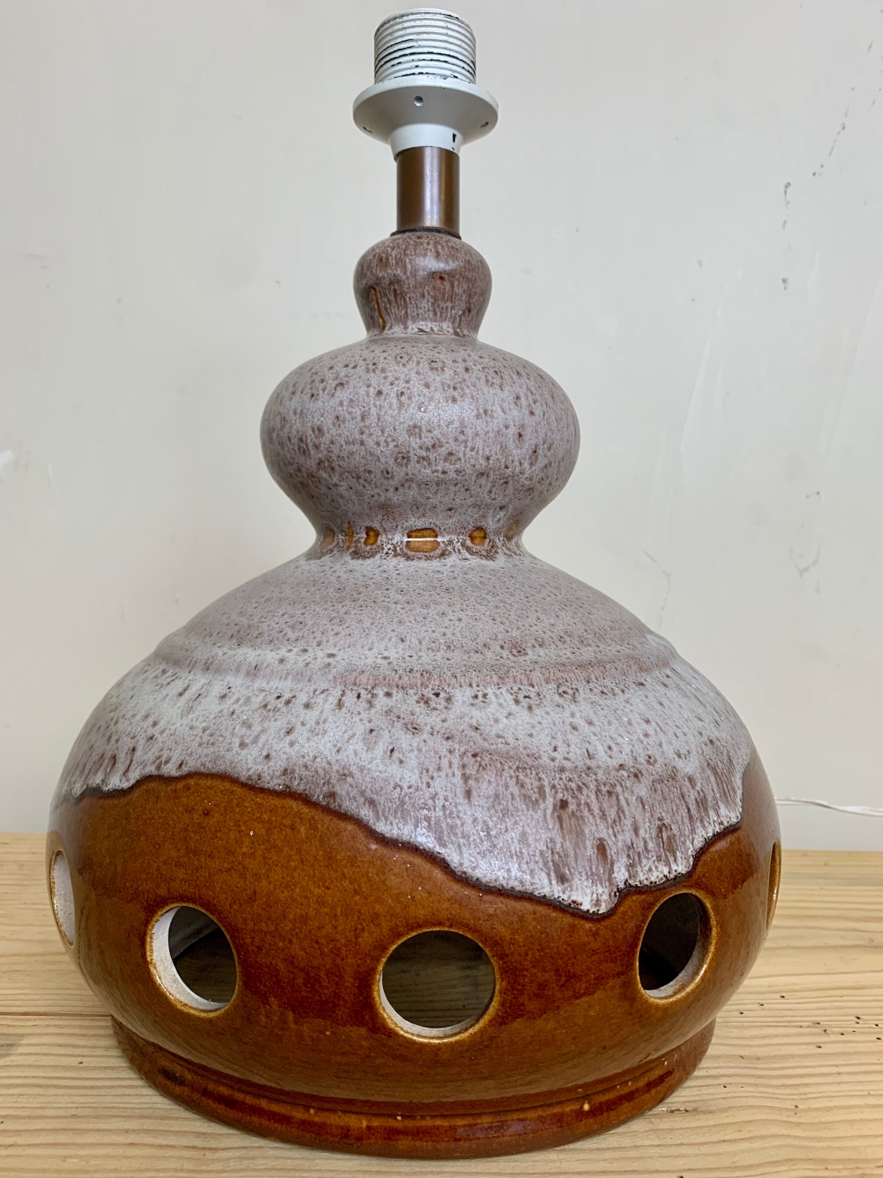 West Germany lamp stand with double lighting