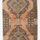 5x13 Tapis Couloir Anatolien Vintage, Tapis Turc Brun Taupe, 159x385 Cm