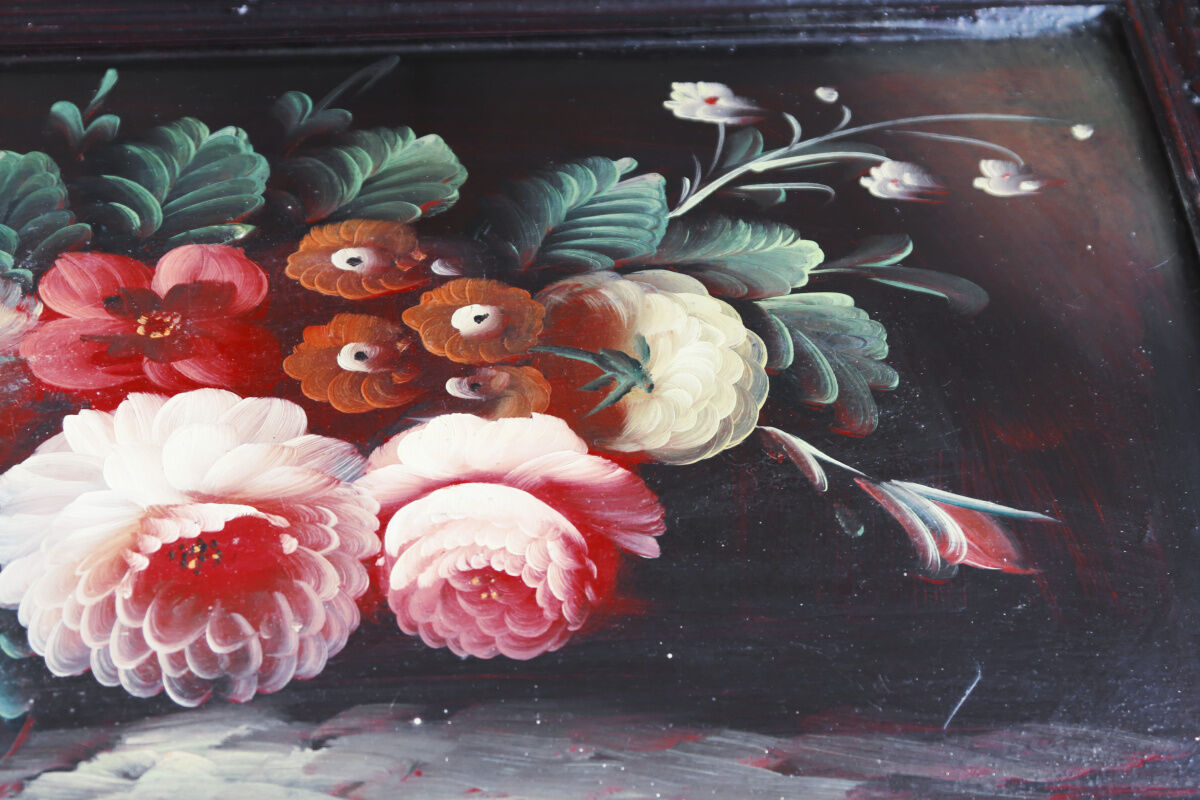 Lacquered wood chest, Napoleon III style