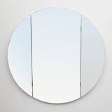 1970s wall mirror in white