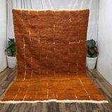 Traditional handmade wool Berber rug size 150x250 cm