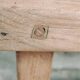 Bedside table - old workbench
