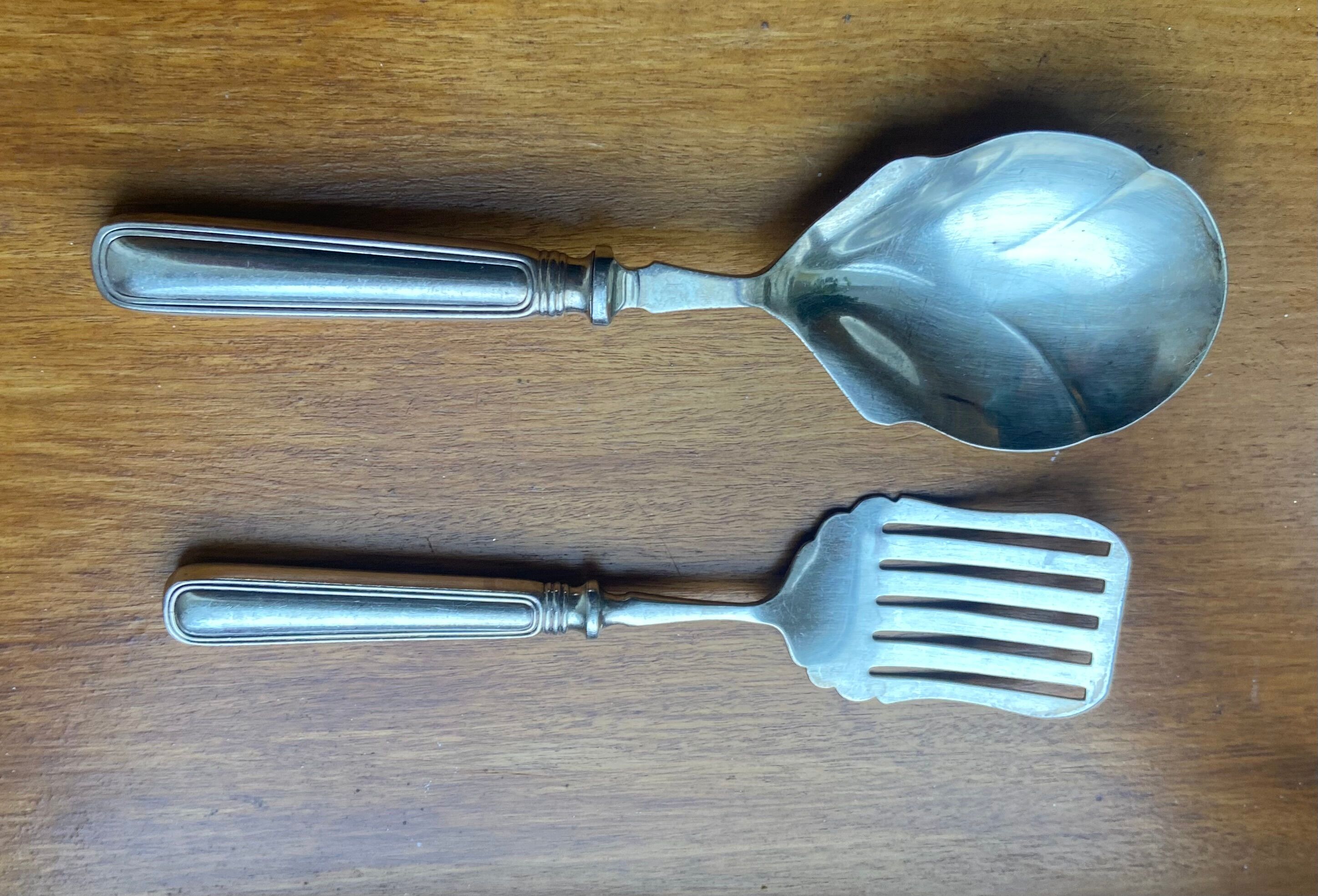 Silver plated hors d'oeuvre service