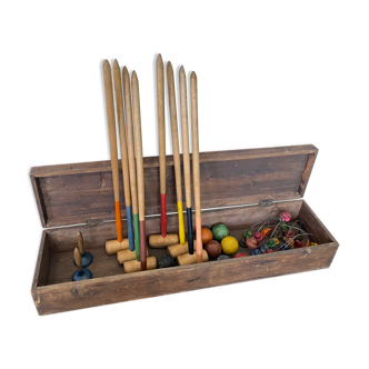 Old living room croquet game