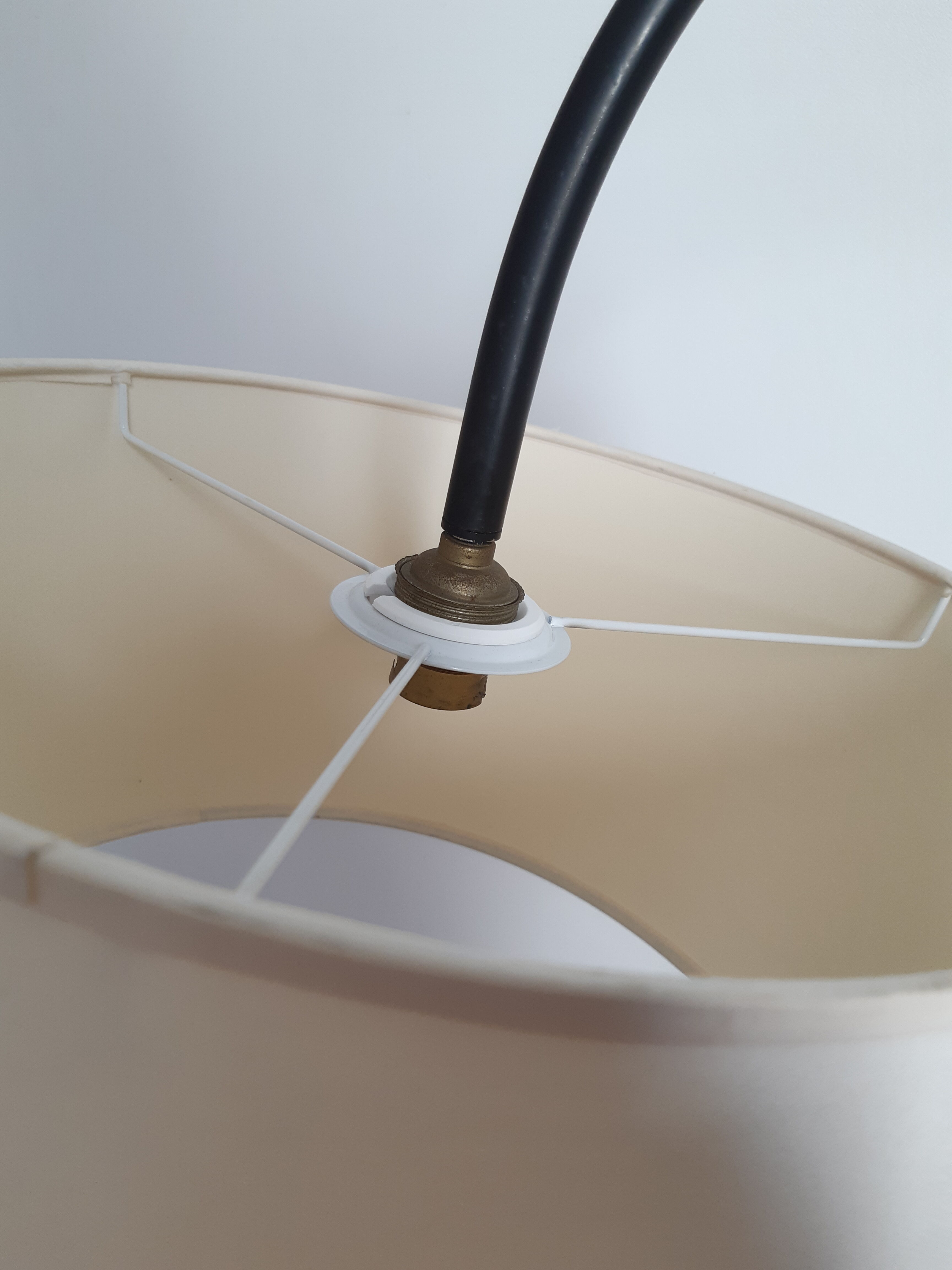 Vintage tripod floor lamp