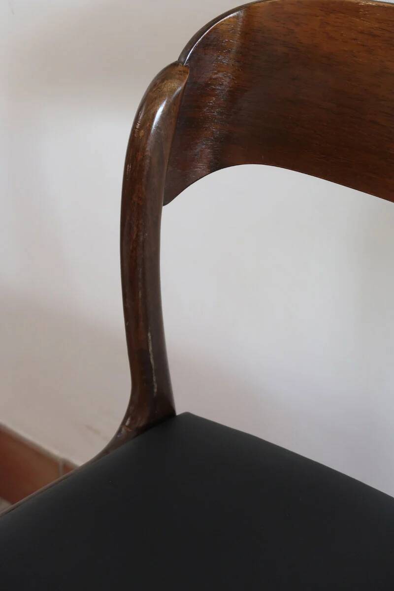 3 Baumann Bémol chairs (sledge), 1960s