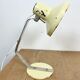 Lampe de table industrielle beige de Metal Mot, années 1960