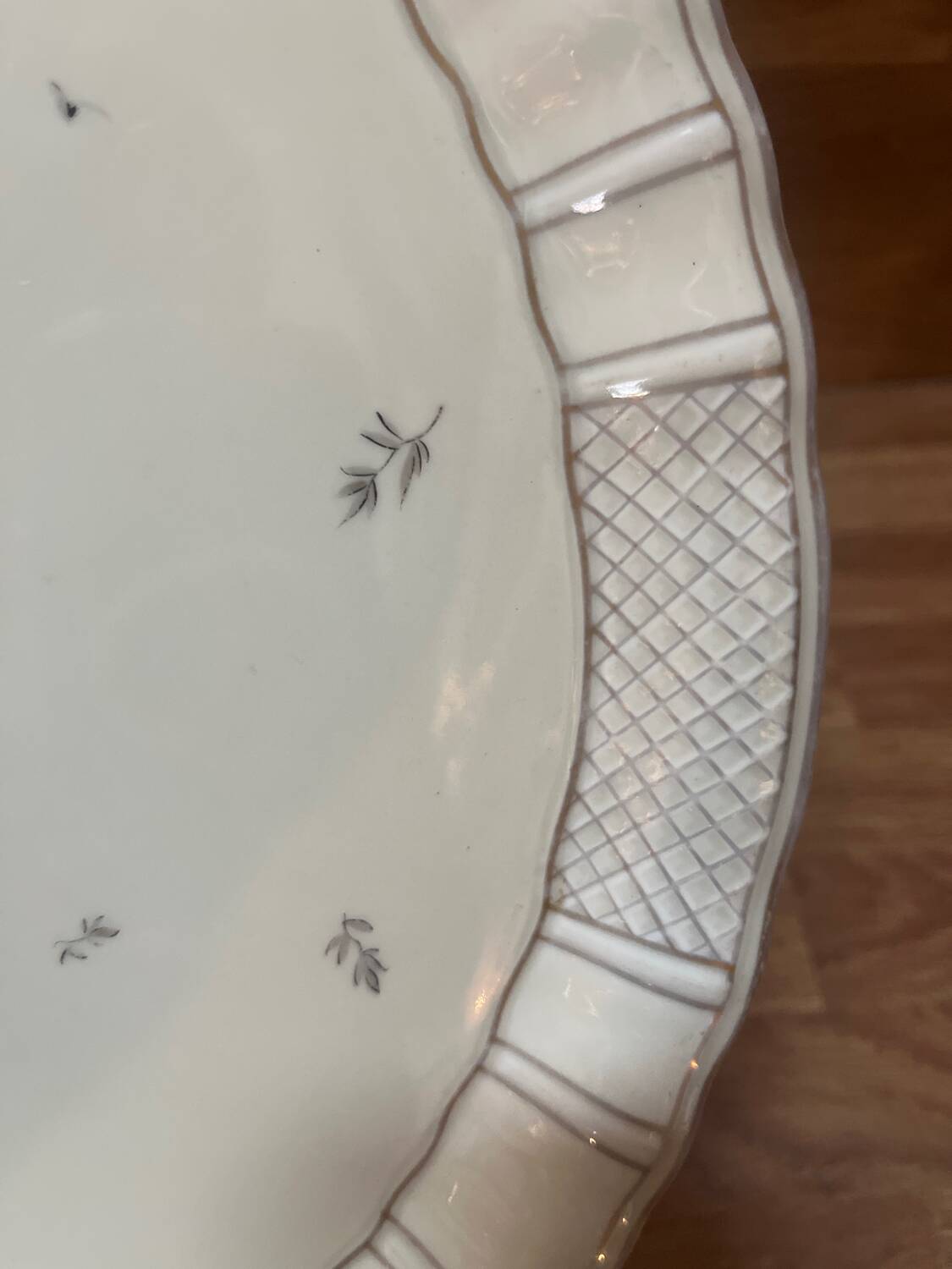 Limoges Bernardaud presentation dish