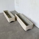 Pair of Modernist Eternity Planters by Willy Guhl