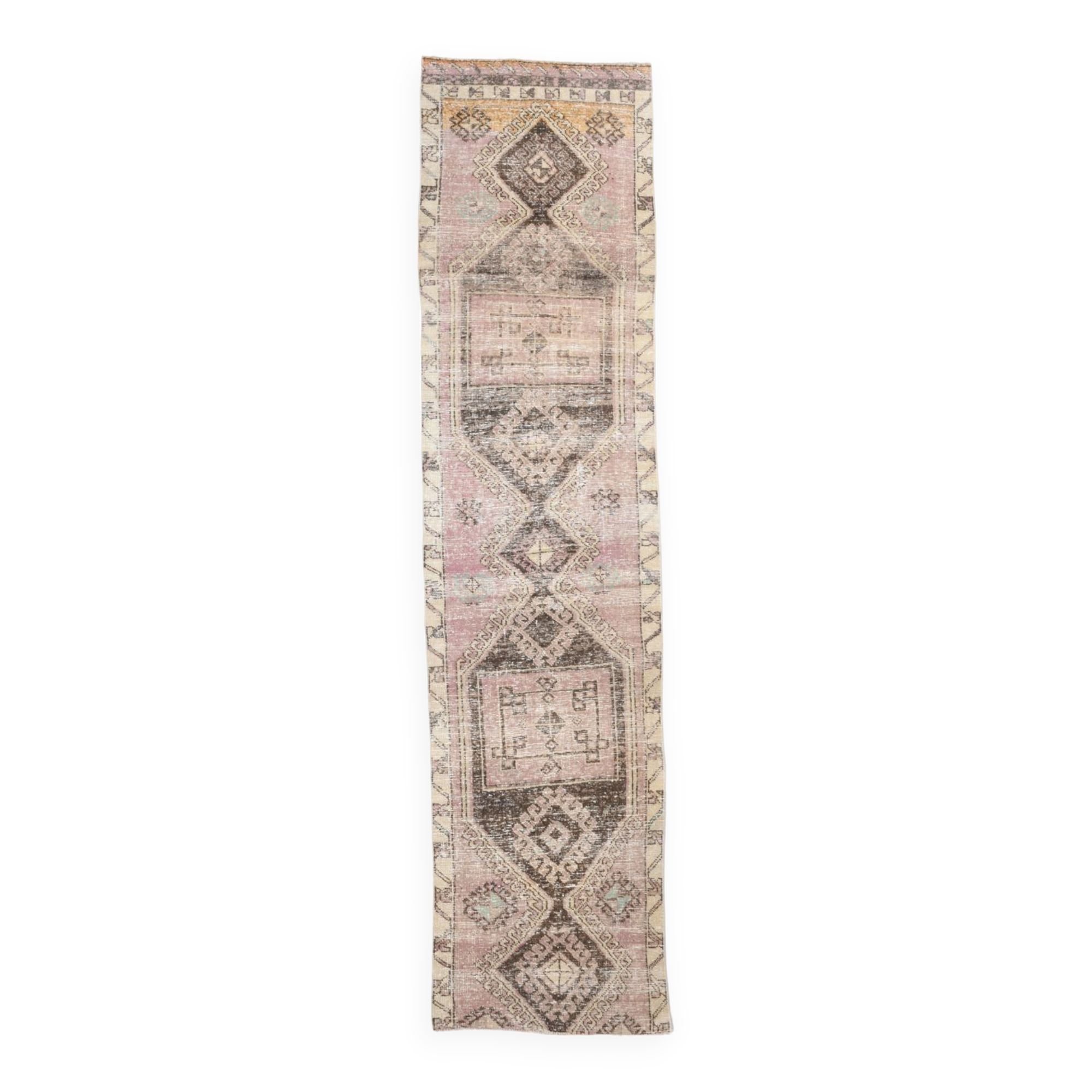 2x10 Vintage Antique Runner Rug, 75x305Cm