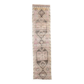 2x10 Tapis antique vintage, 75x305Cm