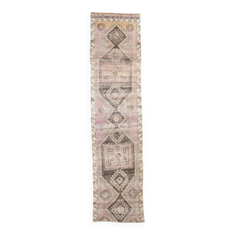 2x10 Vintage Antique Runner Rug, 75x305Cm