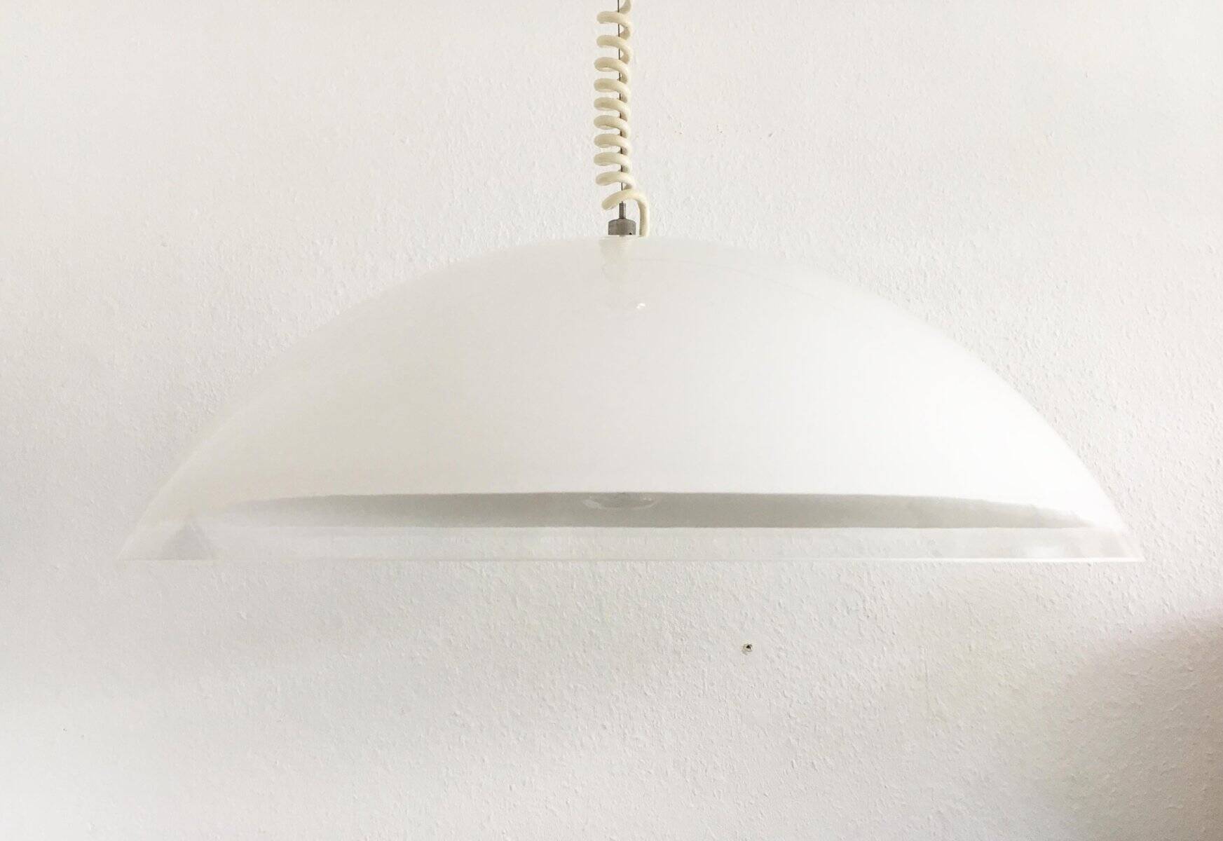 Suspended lamp model Bella di Notte vintage Italian by Franco Bresciani for Guzzini, 1970s.