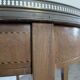 Rosewood and breccia marble bouillotte table