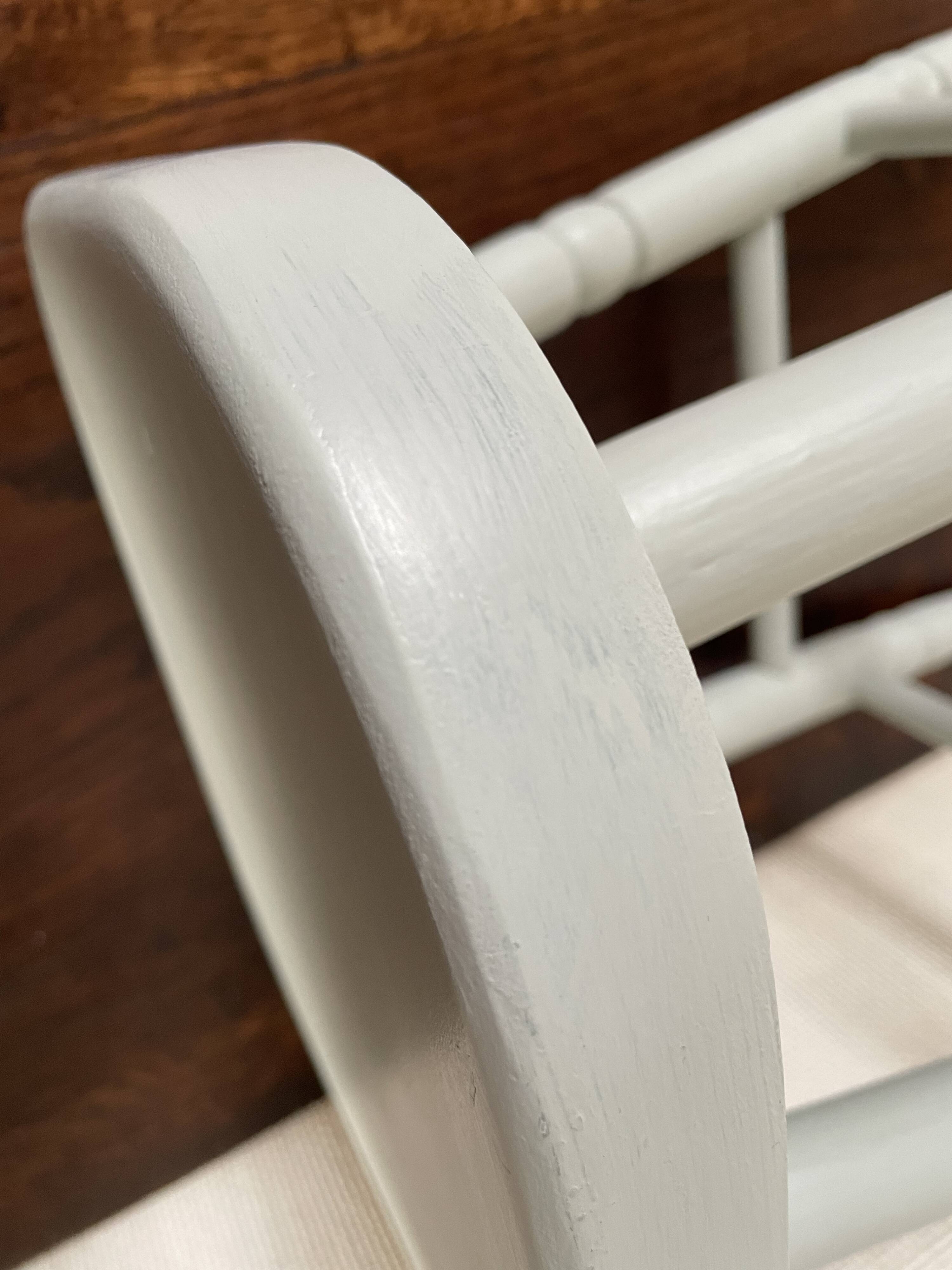 Celadon green pine stool