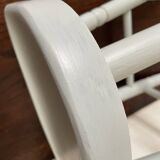 Celadon green pine stool