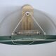 Pair of vintage gold half-moon wall sconces