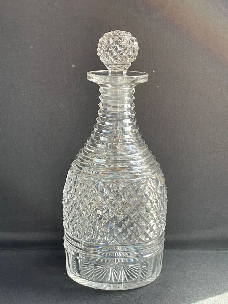 Cristallerie du Creusot - Carafe - Restoration - Cut blown crystal