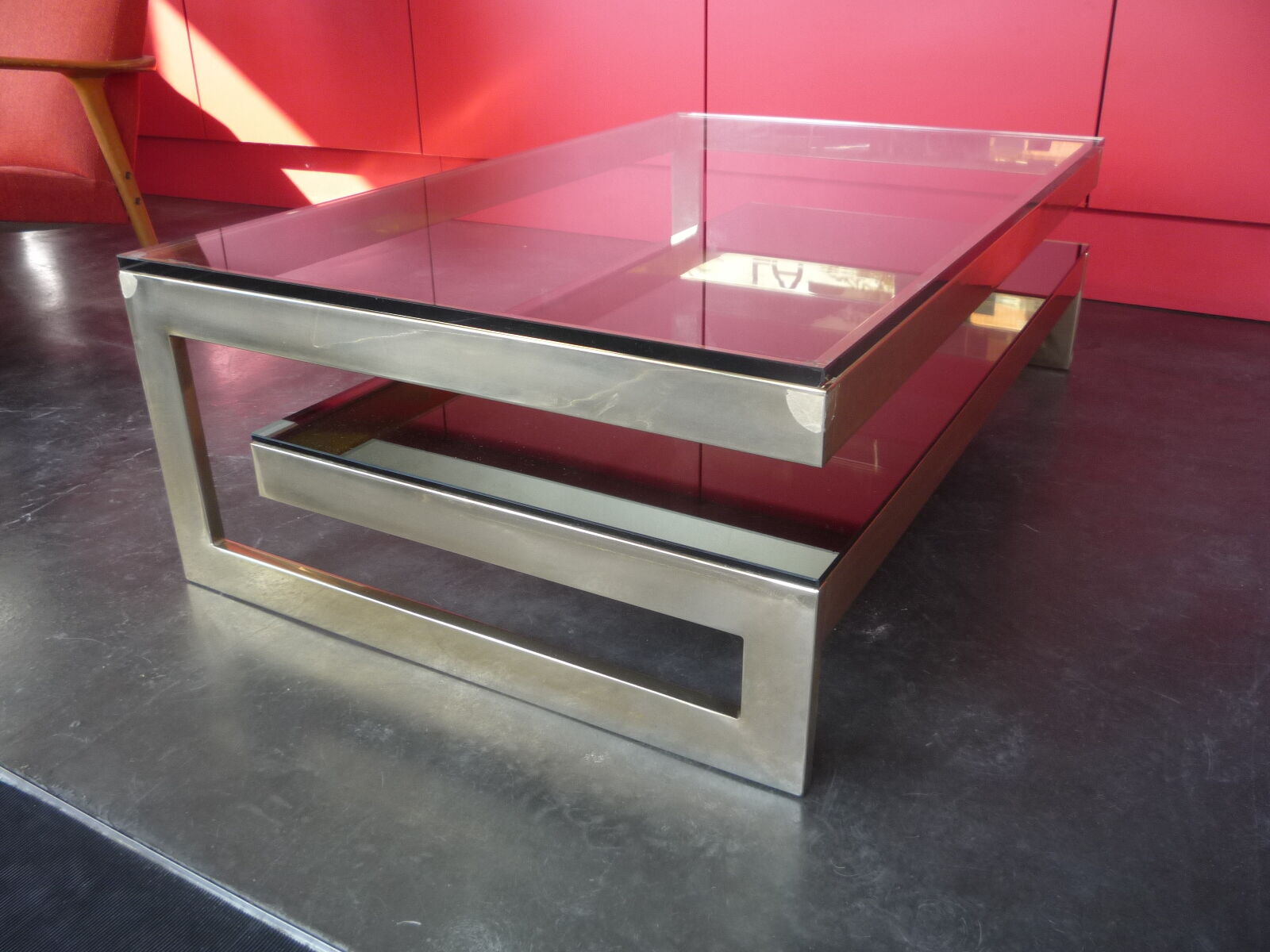 BELGOCHROM golden metal table G