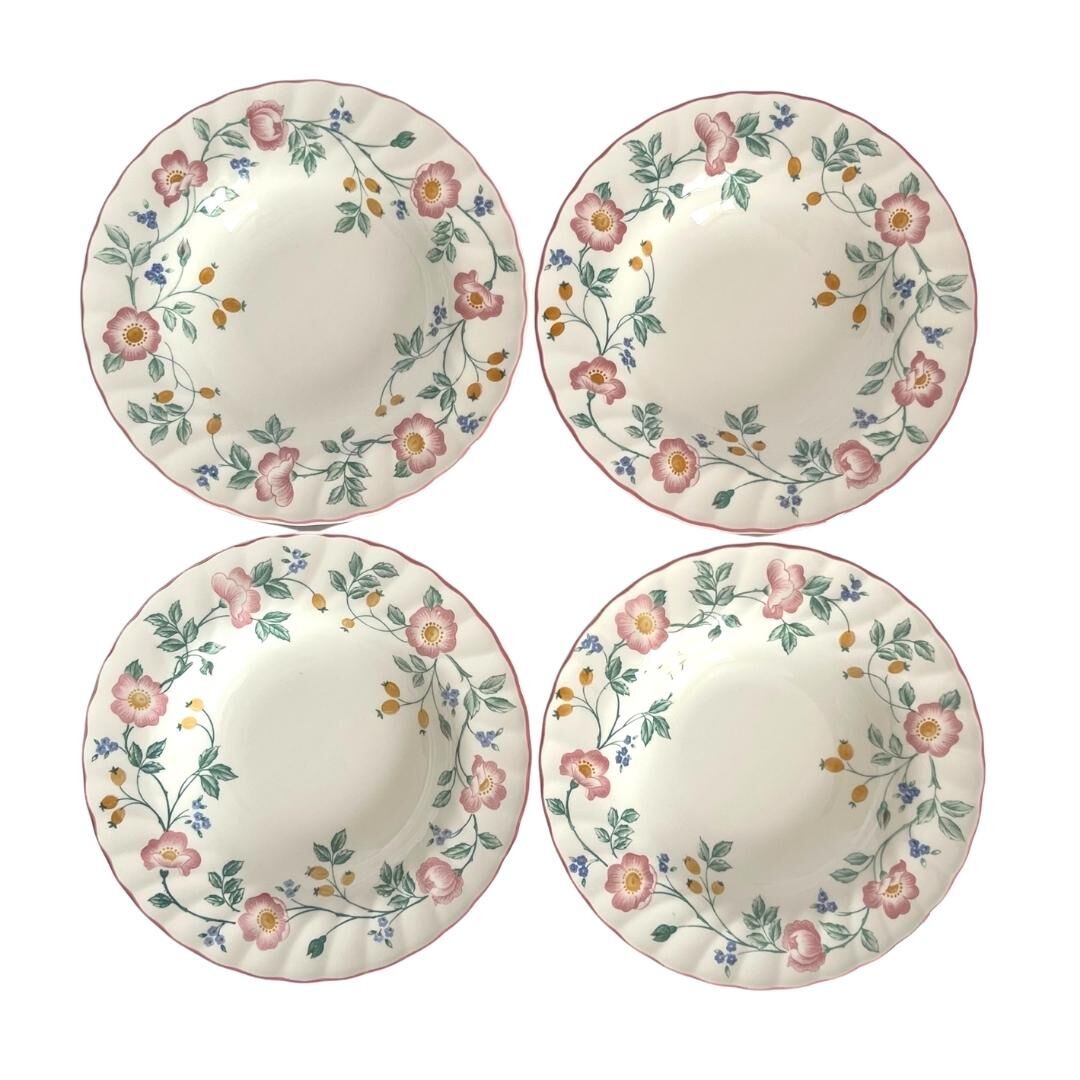 4 English Hollow Plates The Chartwell Collection Churchill England