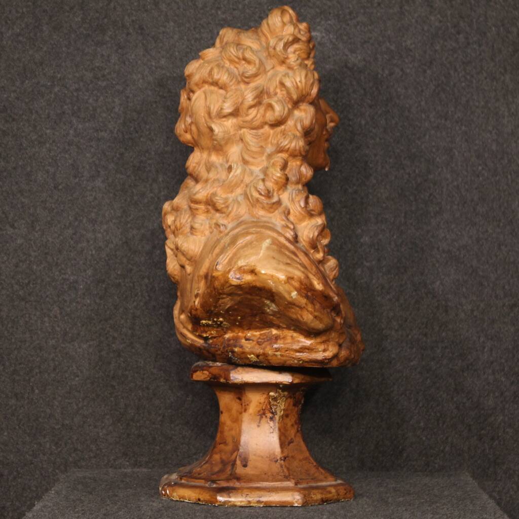 Grande sculpture française en terre cuite